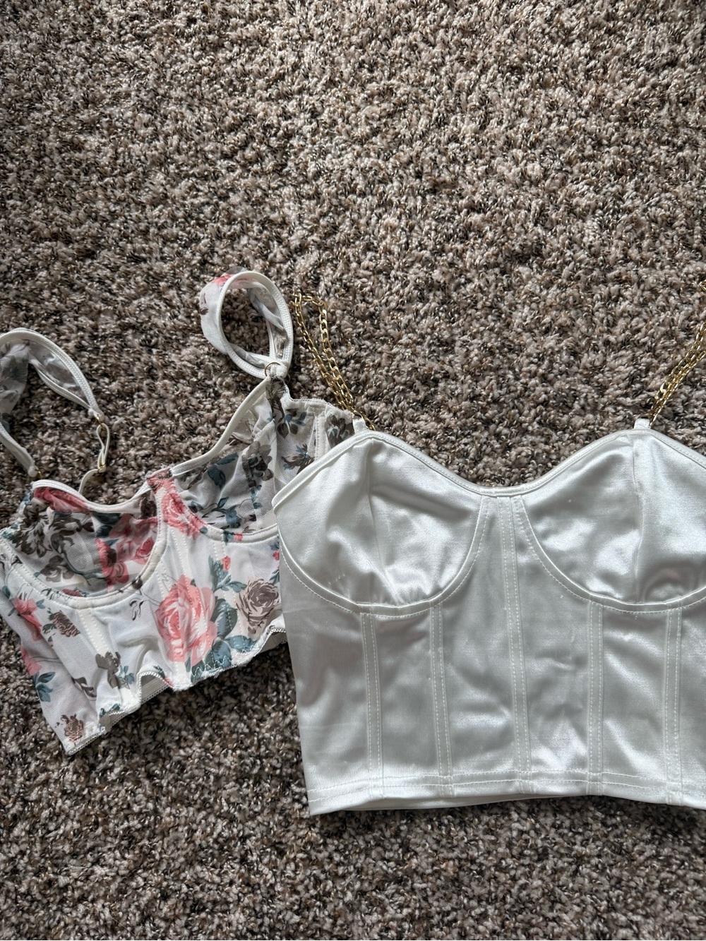 Corset crop top bundle
